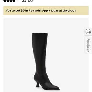 Elegant Black Knee-High Boots